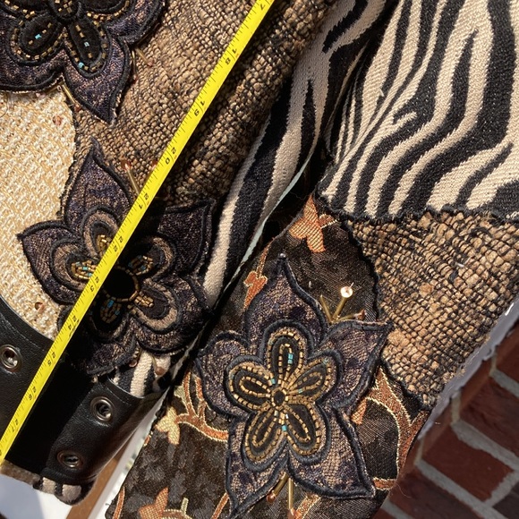 Sandy Starkman Coat/Jacket Embellished Sz XL - Picture 12 of 13